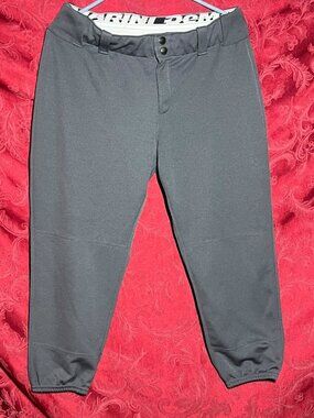 Douarini Gray Athletic Baseball Pants Size L